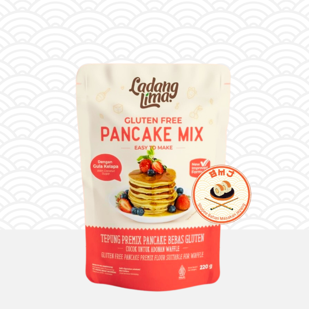

LADANG LIMA Pancake Mix With Extra Cranberry 220 g Halal