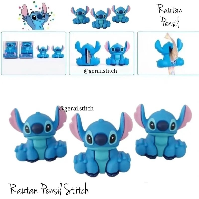 

Rautan Peruncing Stitch Serutan Pencil Lilostitch Blue fullbody