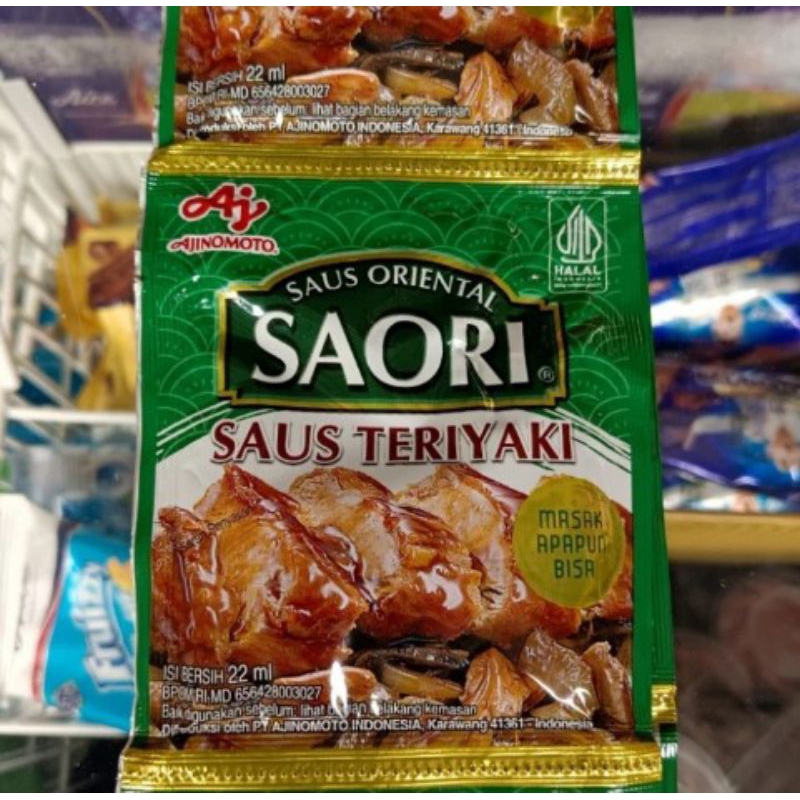 

Saori Saus Teriyaki Sachet 1 Renceng