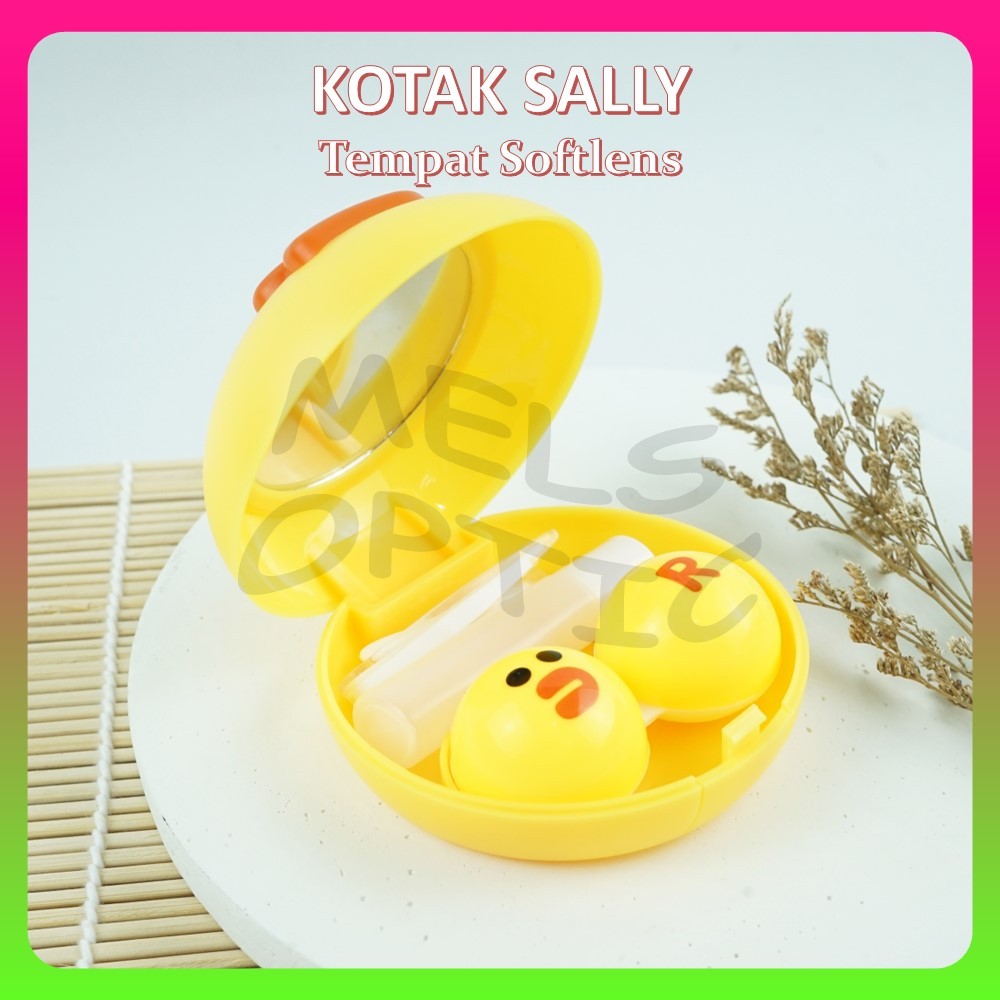 TEMPAT KOTAK SOFTLENS SALLY YELLOW BEBEK