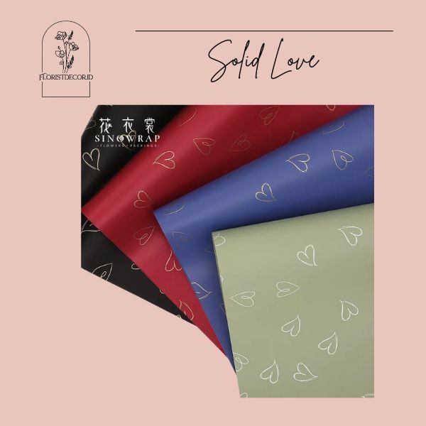 

(ECER ) TERMURAH SOLID LOVE PATTERN WRAPPING PAPER KERTAS KADO MOTIF LOVE KERTAS BUKET PEMBUNGKUS HADIAN