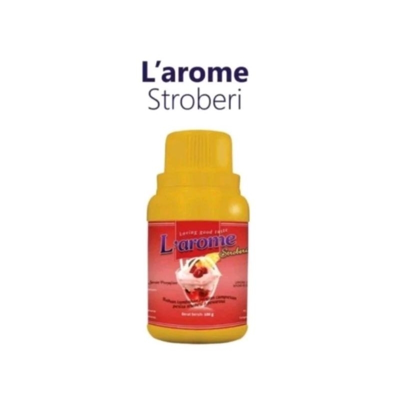 

Larome strawberry pasta 100 gr / parisa pasta rasa stoberi