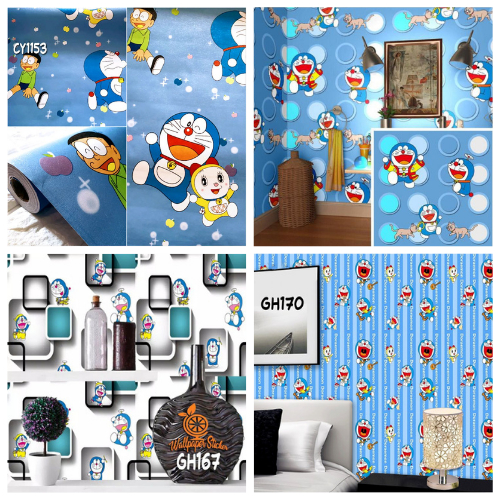 Wallpaper Dinding Doraemon Walpaper Dinding Doraemon Stiker Dinding Doraemon Stiker Dinding Doraemon