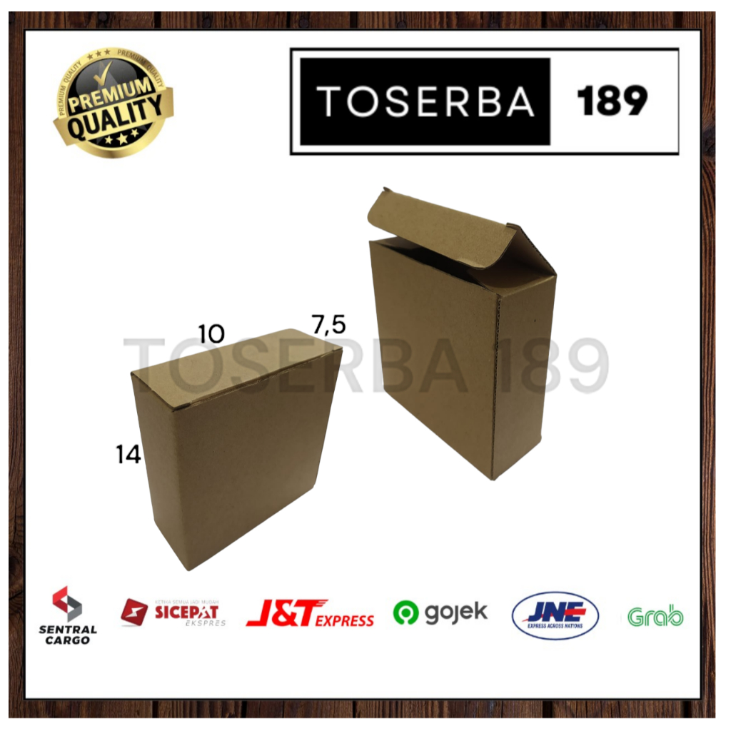 

kardus packing diecut/box pizza uk 10x7,5x14 cm