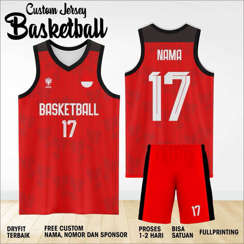 Jersey Basket Custom Full printing