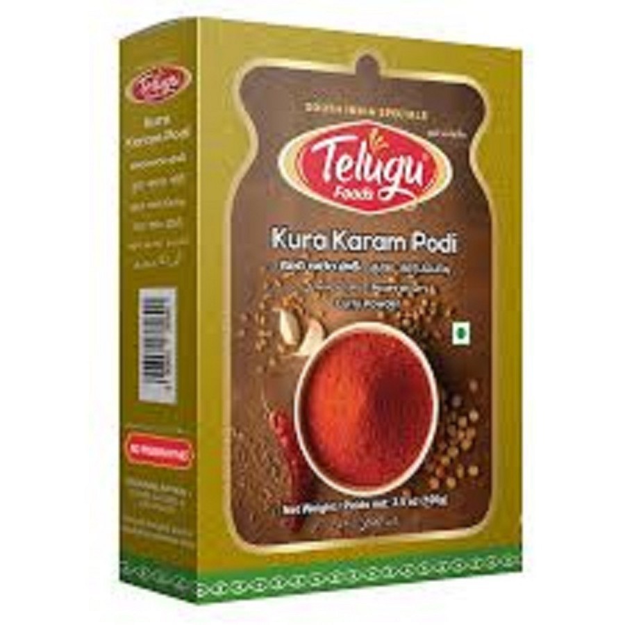 

TELUGU FOODS KURA KARAM PODI 100GM