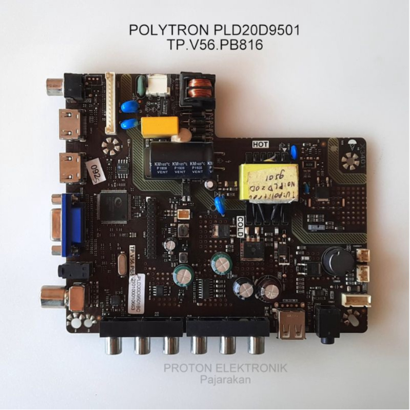 Mainboard LED TV Polytron PLD 20D9501 PLD20D9501 AKARI KIRANA LE-32V90 LE-29V89 LE-32M89AB PLD 22D11