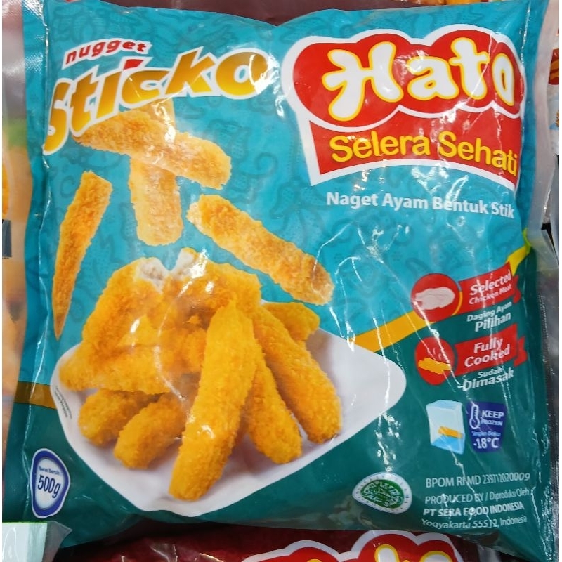 

HATO Nugget Sticko Nugget Ayam Berbentuk Stik 500g - HM
