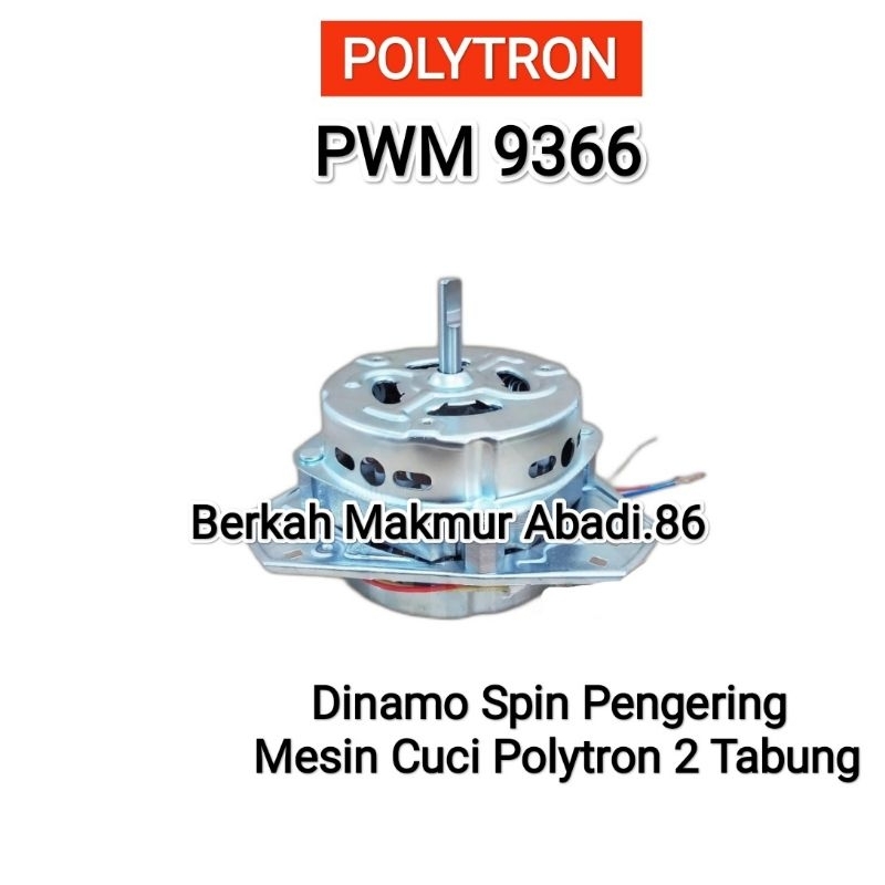 Dinamo Pengering Mesin Cuci POLYTRON PWM 9366 Motor Spin Dinamo Pengering Polytron Pwm 9366