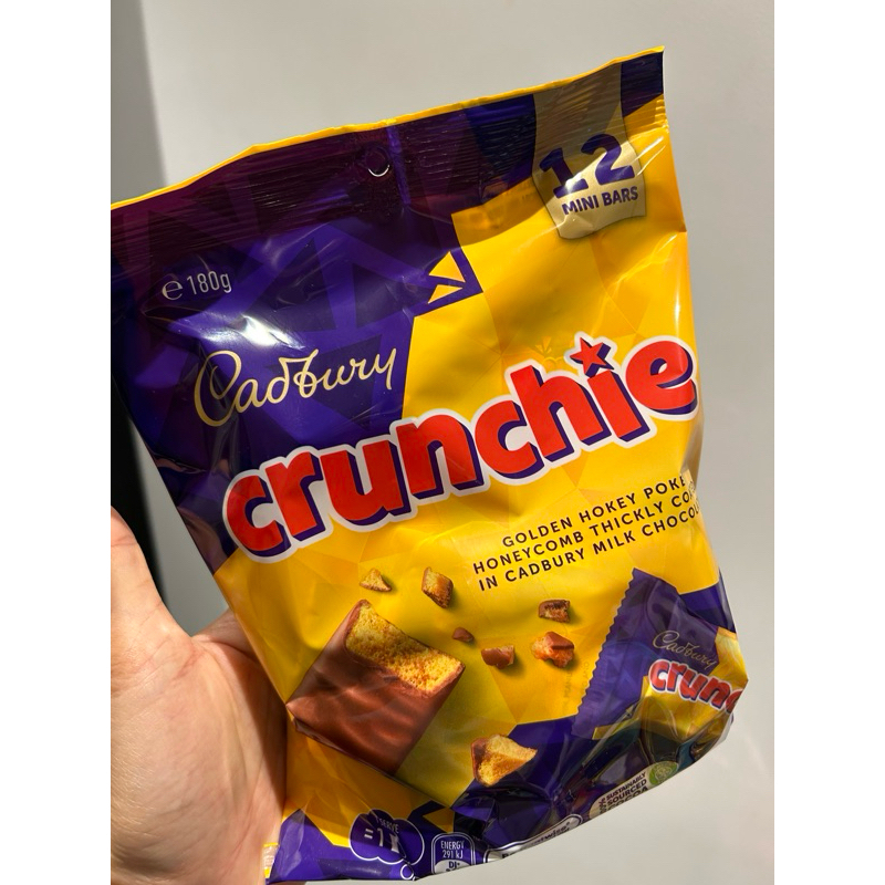 

Cadbury Crunchie 12mini bars 180g - Australia