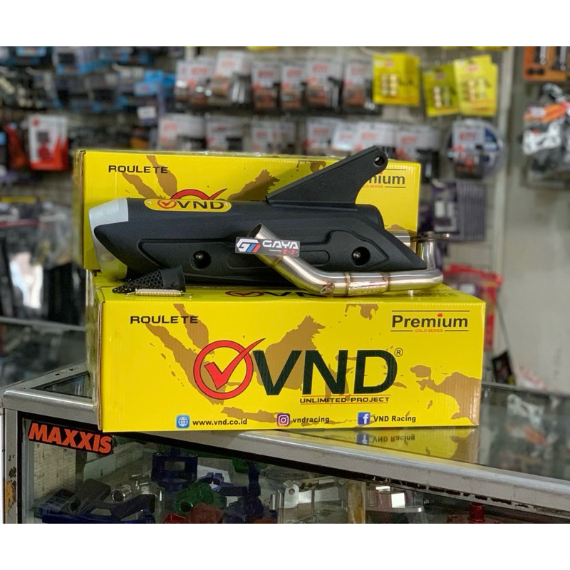 Knalpot vnd roulete BEAT SCOOPY ESP BEAT STREET GENIO 2020-2021 mio / fino / mio sporty / mio soul /