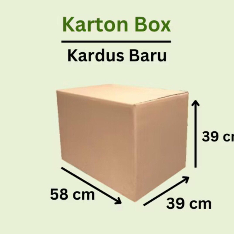 

58x39x39 cm kardus packing kemasan kraft karton kotak