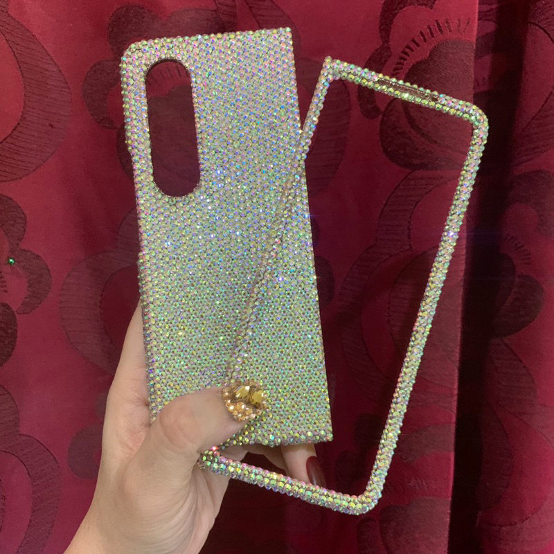 hard case samsung z fold 4 bling bling full