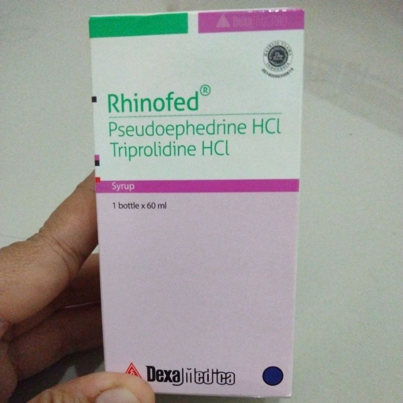 Rhinofed sirup obat pilek
