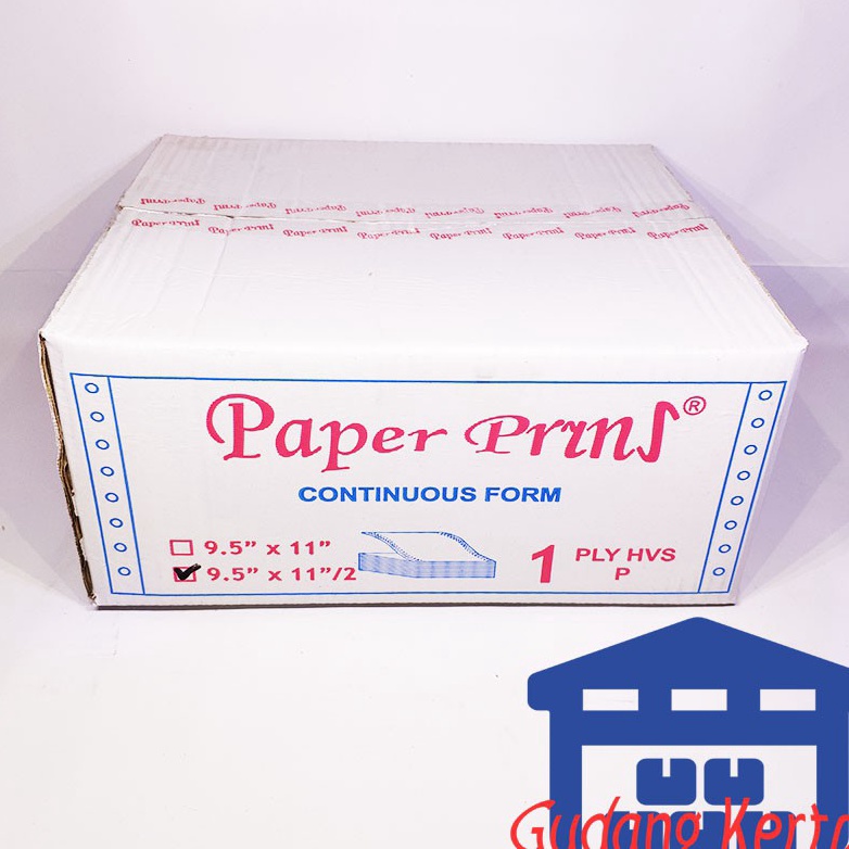 

AWEYP4497 CONTINUOUS FORM 912 X 112 1PLY PAPERPRYNS BAGI 2