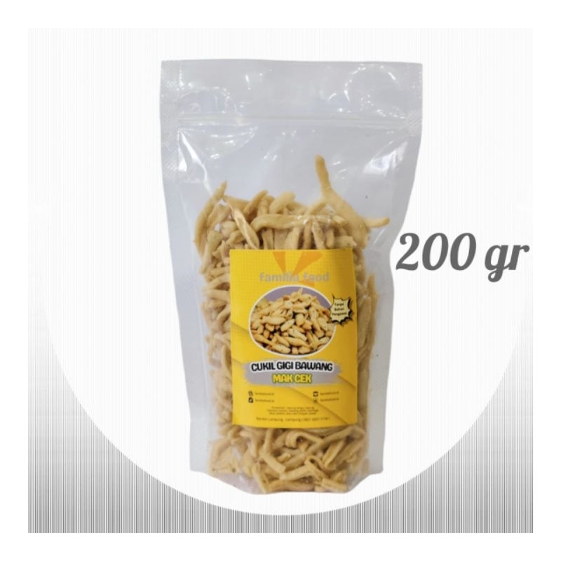 

familia | 200gr Cukil Gigi Bawang MakCek | Original gurih| Enak | Terlaris