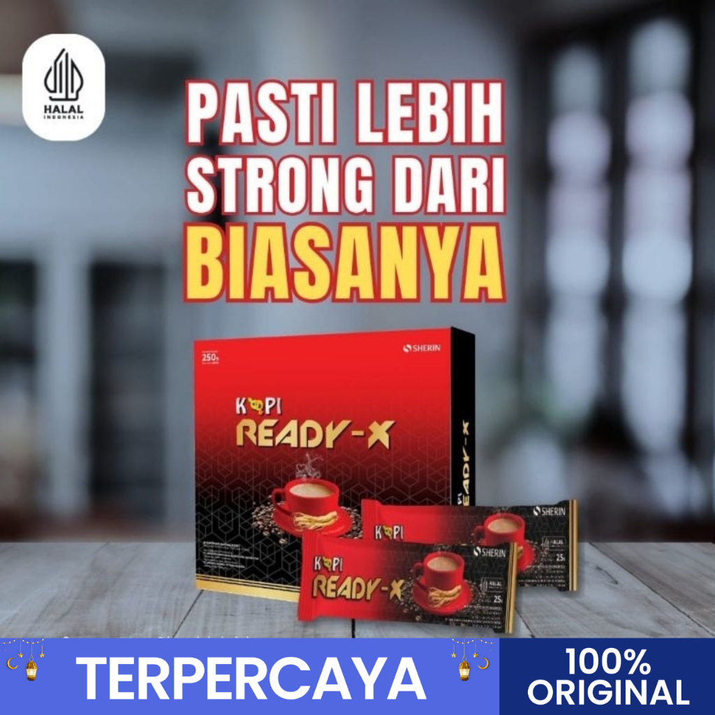 

Kopi Ready X Per sachet 25 Gr