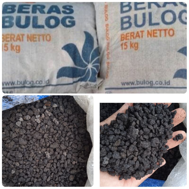 Pasir Malang Hitam Kasar Karungan