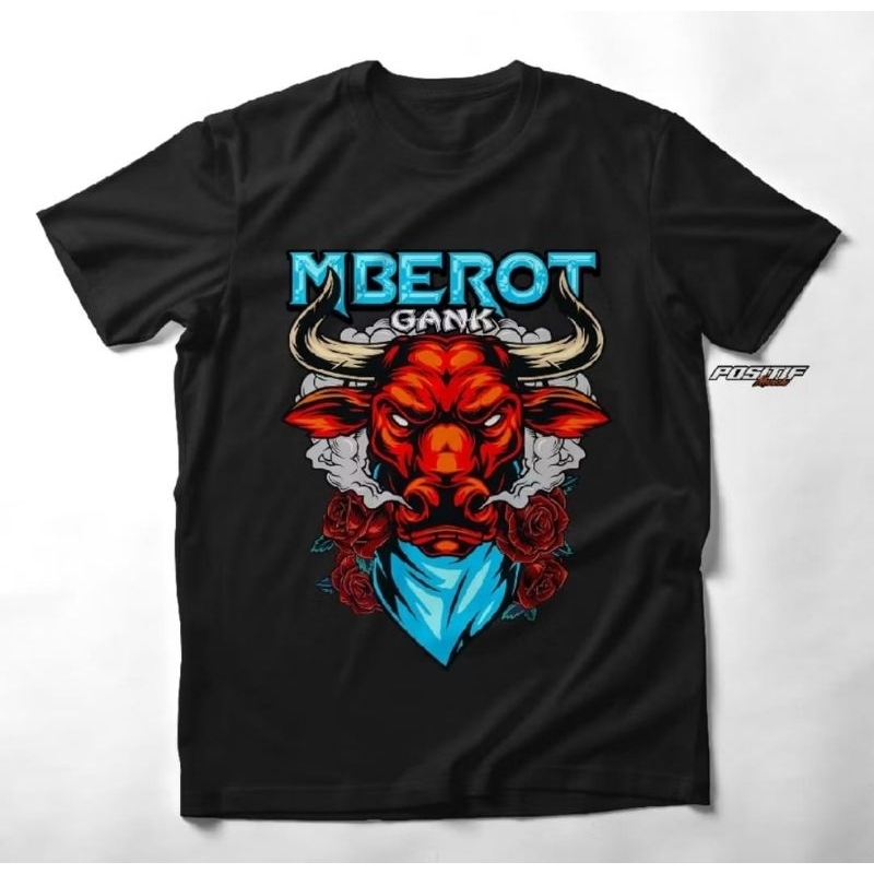 KAOS MBROT  GANK BANTENG MERAH