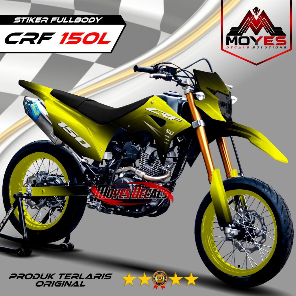 Decal Motor CRF 150L - Stiker Motor CRF 150L Fullbody Premium - Variasi Motor Honda CRF 150L BUNGLON