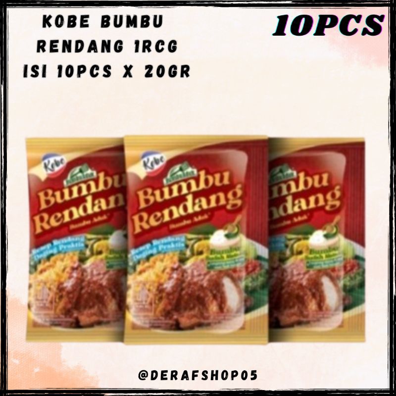 

Kobe Bumbu Rendang 1RCG Isi 10pcs x 15gram