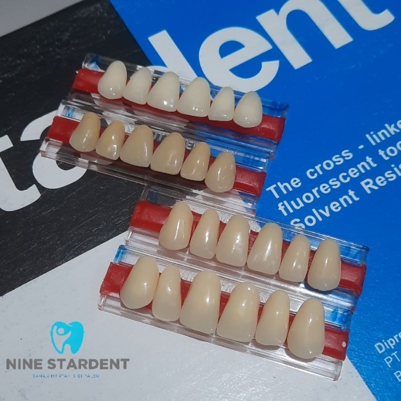 Italdent gigi palsu depan atas/bawah