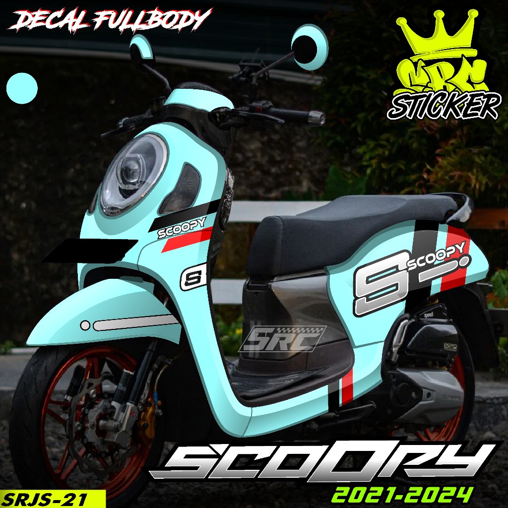 COD Decal Sticker Full Body Honda Scoopy 2020 2021 2022 2023 2024 Sticker Decal Full Body Scoopy Pre