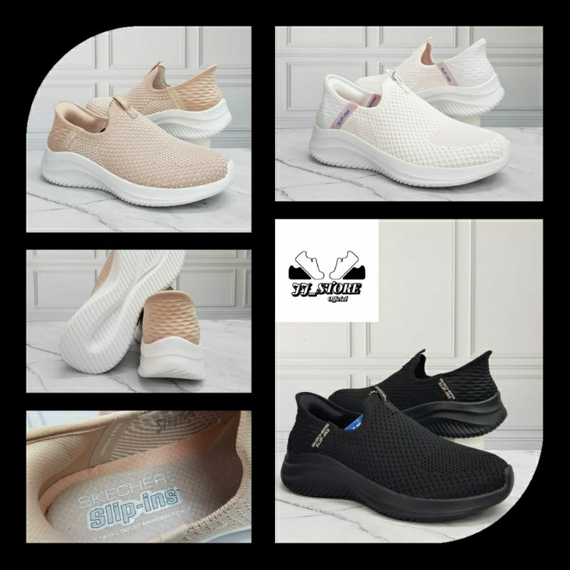 SEPATU SKECHERS WANITA/SKECHERS SLIP INS SHINY/SEPATU SLIP ON WANITA/SKECHERS WANITA/SKECHERS SLIP I