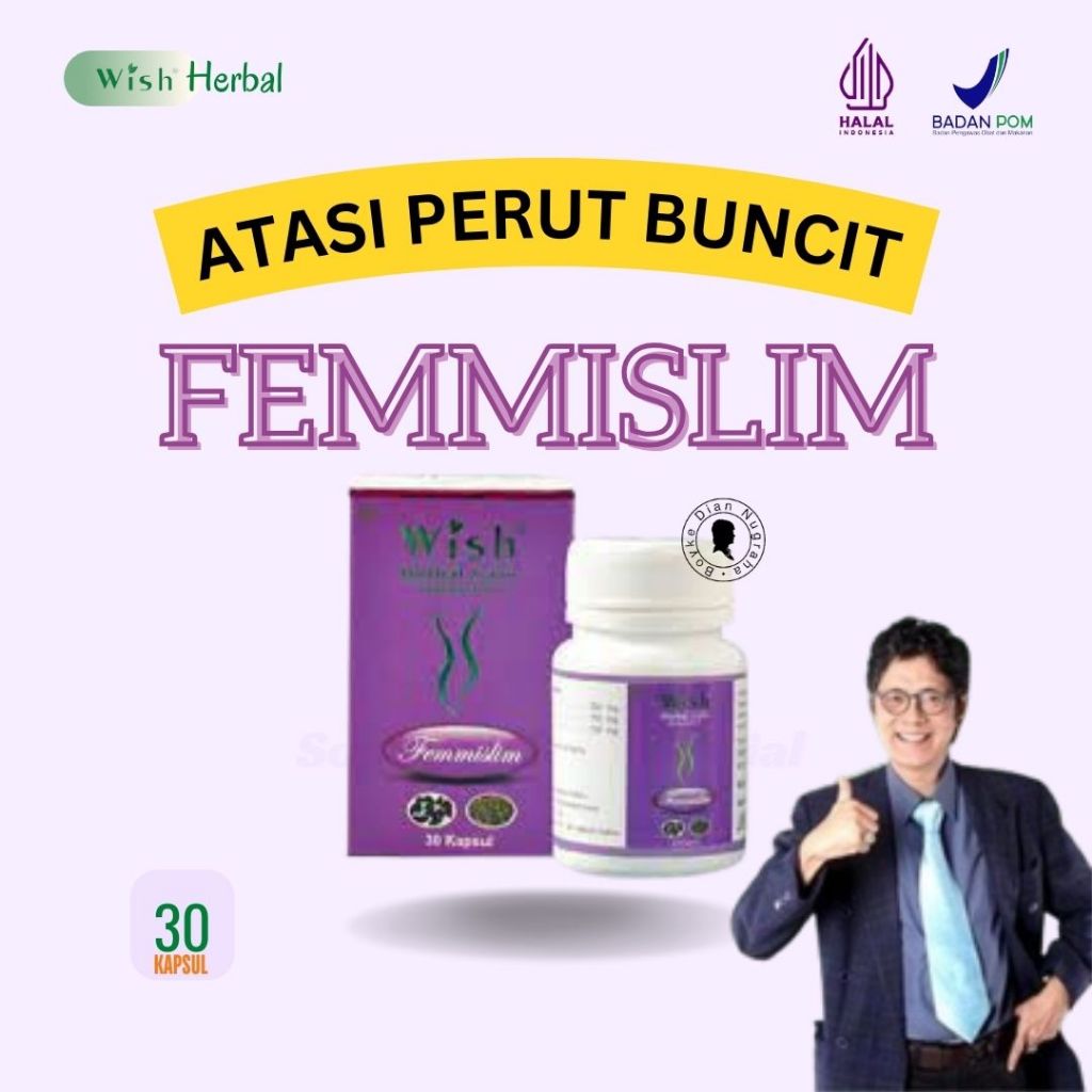 FEMMISLIM - HERBAL DIET - ORIGINAL - WISH - Dr Boyke