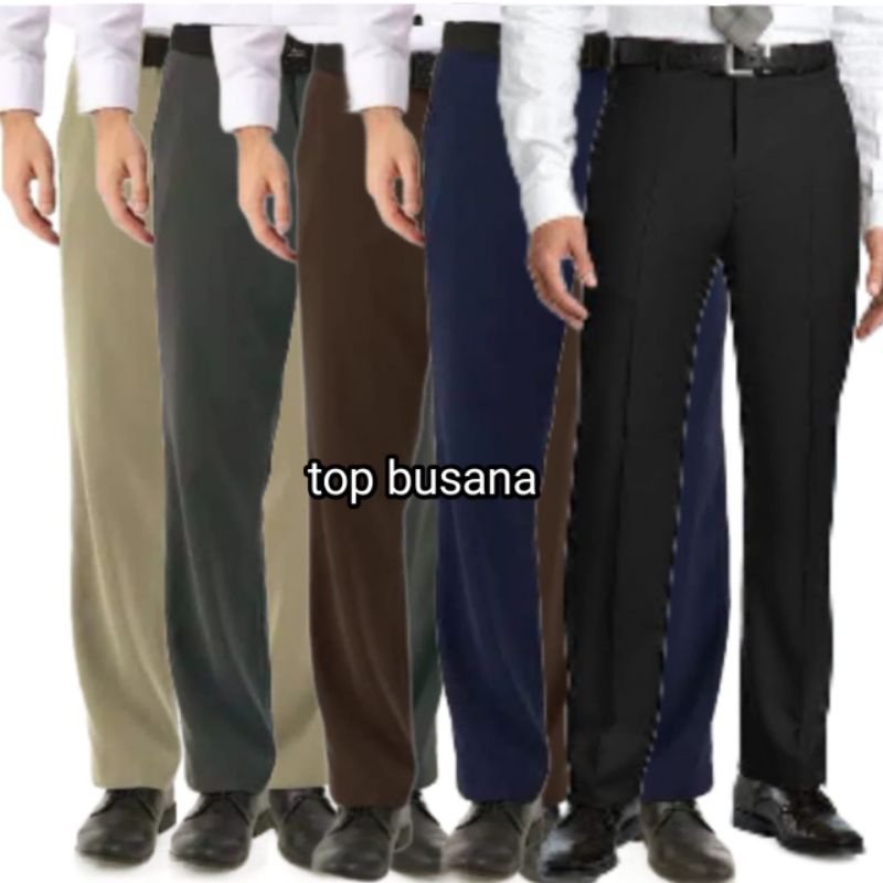 celana bahan standar pria | celana bahan reguler pria | celana kain pria | celana kerja reguler pria