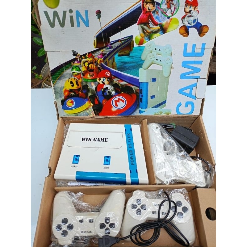 WIN GAME mesin console tv nantendo nes, mainnan anak anak, Game jadul claasic retro. JunDW