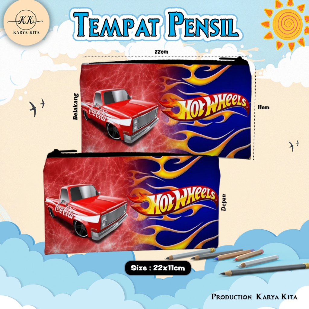

tempat pensil katalog hot wheels kode 19