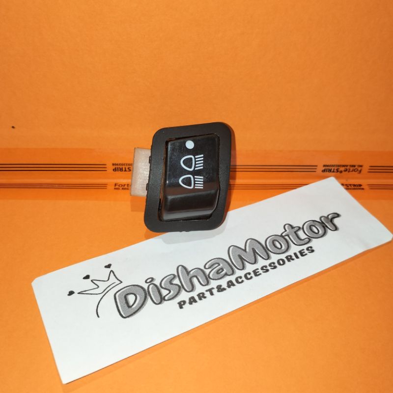 Saklar on-off lampu depan tombol lampu Honda Beat FI Spacy FI Scoopy FI Blade new Supra X 125 helm-i