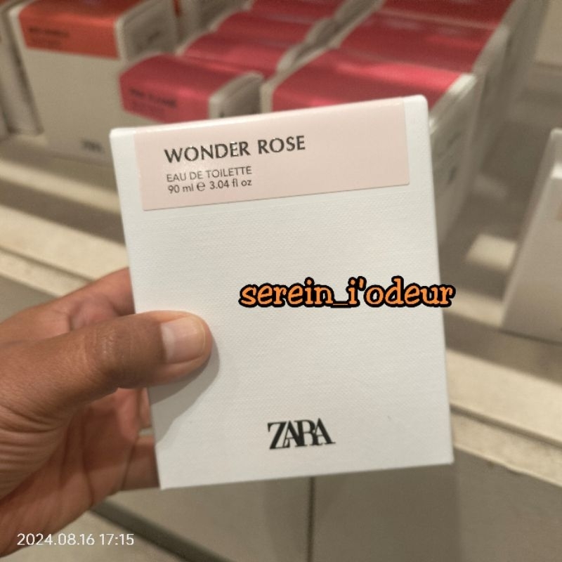 PARFUM ZARA WONDER ROSE - WONDER ROSE CRUSH 90ML