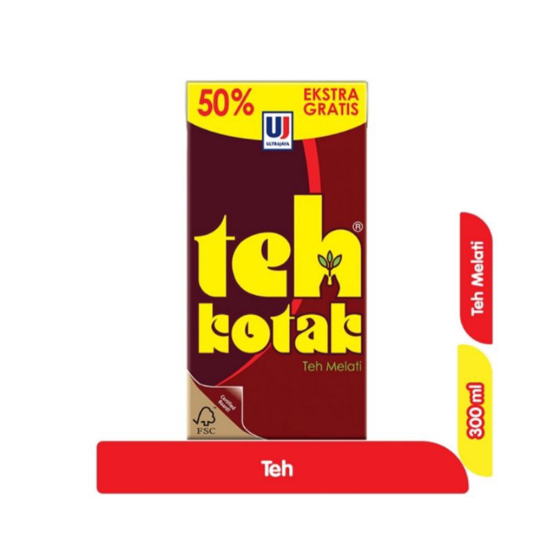 

Teh kotak teh melati 300 ml 1 dus ultra