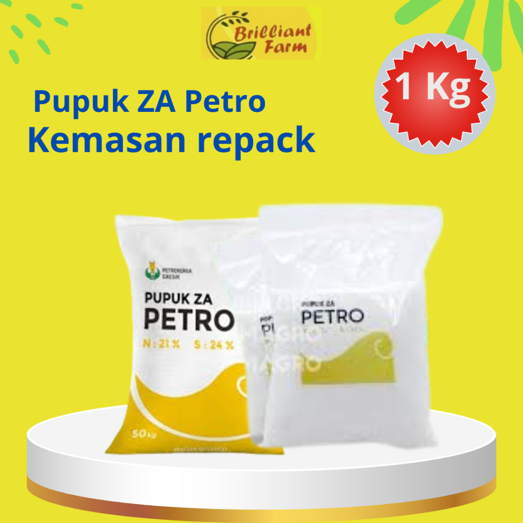 Pupuk ZA Petro Non Subsidi kemasan repack 1kg