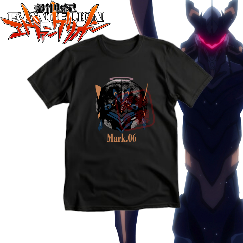 Kaos Anime Neon Genesis Evangelion Mark.06 Supermoon Cospa Desain