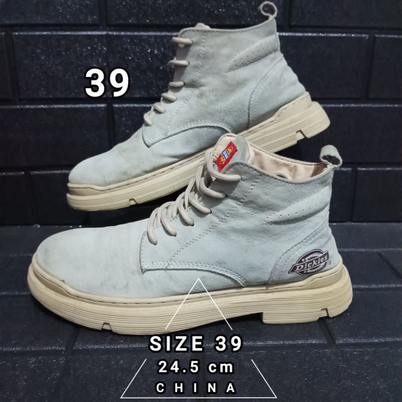 Dickies Shoes Boots, Size 39, Insole 24.5 cm