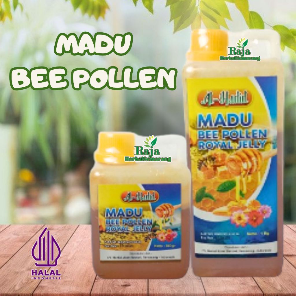 

(Al-Hadid) Madu Bee Pollen Royal Jelly | 1Kg | 500 Gr | Original Murni | Menjaga Kesehatan Stamina Imunitas Daya Tahan Tubuh Menjaga Kesehatan Jantung Nyeri Sendi Batuk Dan Pilek|
