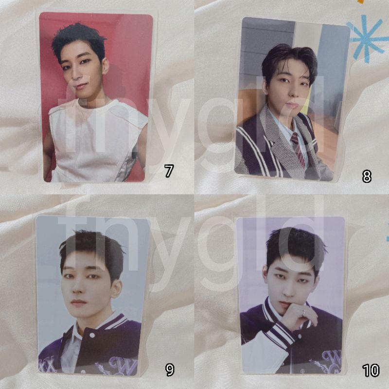 Official photocard Wonwoo wonu seventeen carver heaven attaca its in the soop making photobook album