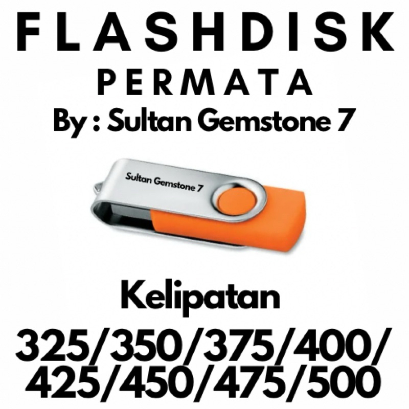 Flashdisk Permata Kelipatan 25rb (325/500) GB