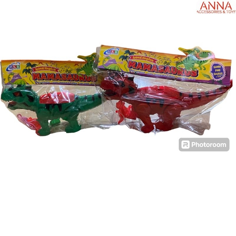 Mainan Dinosaurus Nyala + Baterai