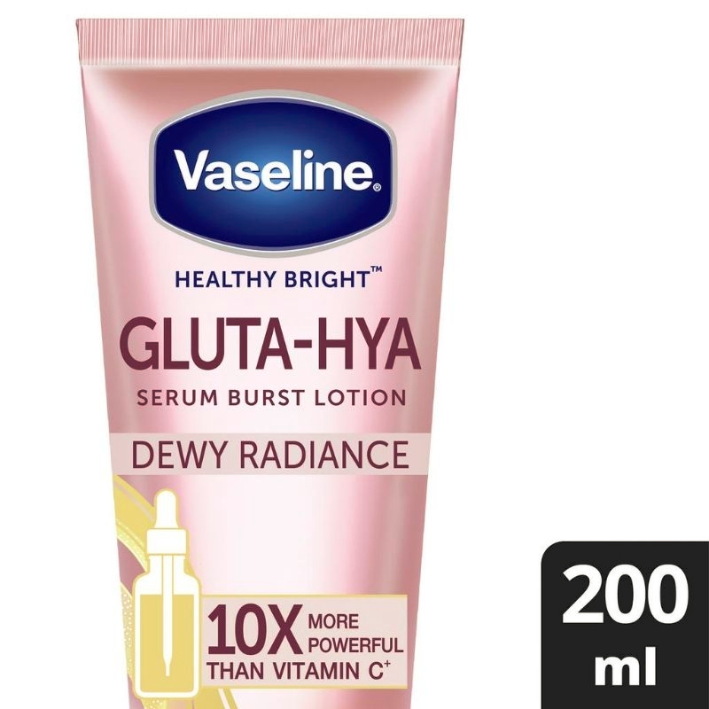 Vaseline Gluta Hya Dewy Radiance 200ml Vaseline Pink - ALP