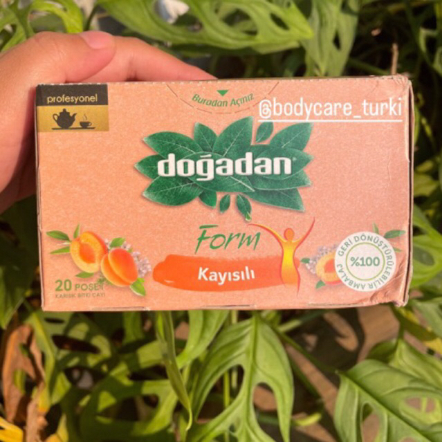 

Dogadan form tea APRICOT. Mixed herbal tea original turkey