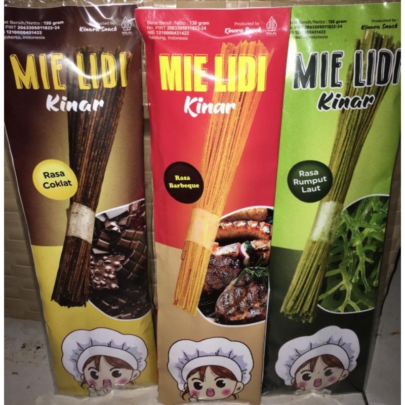 

Mie lidi Panjang 30 Cm[130 gram]Grosir Rp.7500