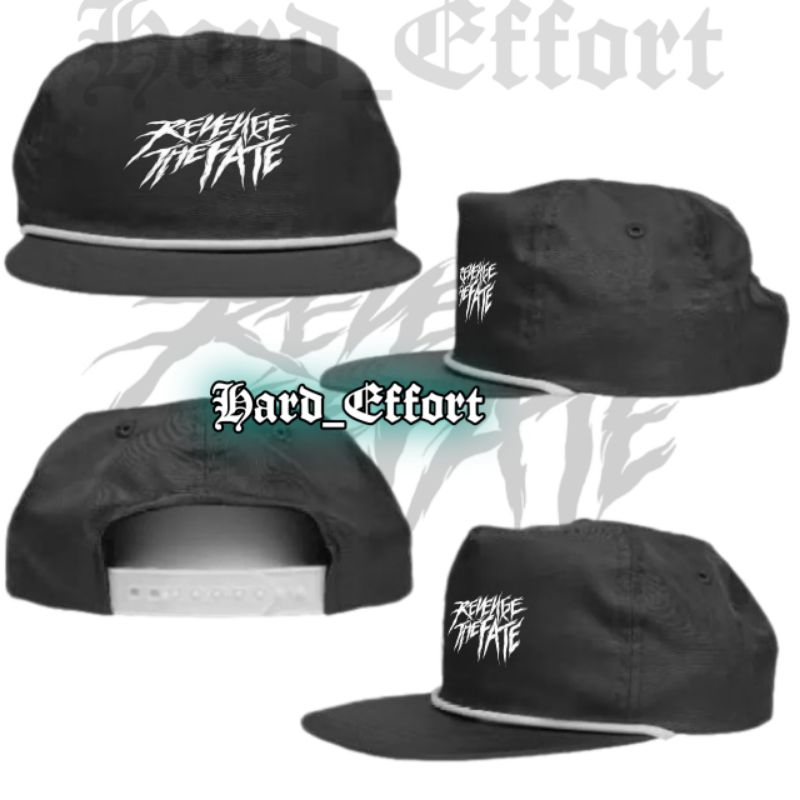 REVENGE THE FATE | ROPE HAT CAPS VINTAGE DISTRO | TOPI SNAPBACK CLASSIC BAND | TOPI COWO