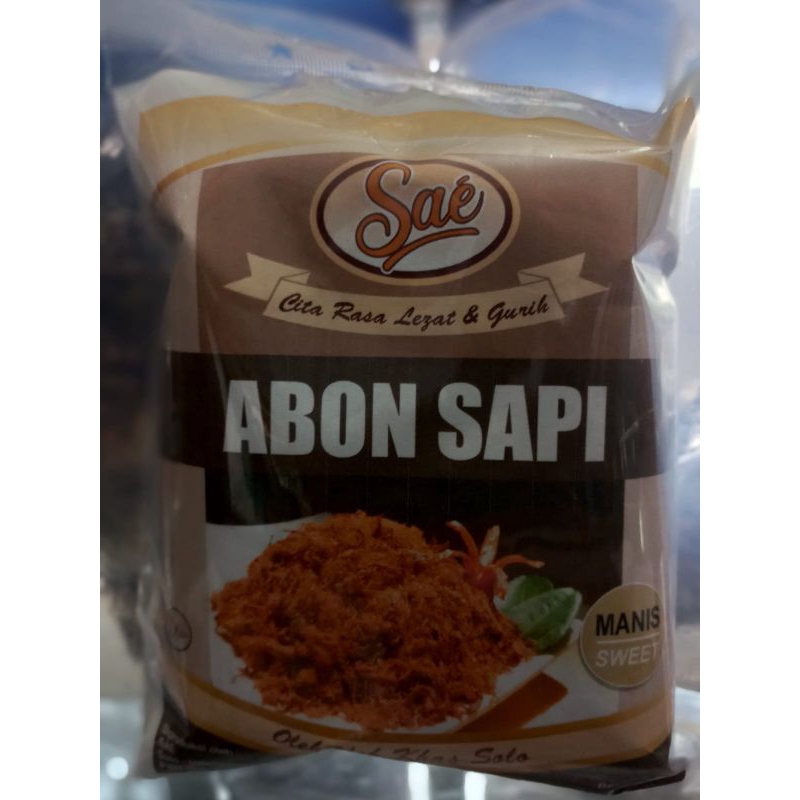 

ABON SAPI RASA MANIS SAE ASLI SOLO | ABON SAE 250G