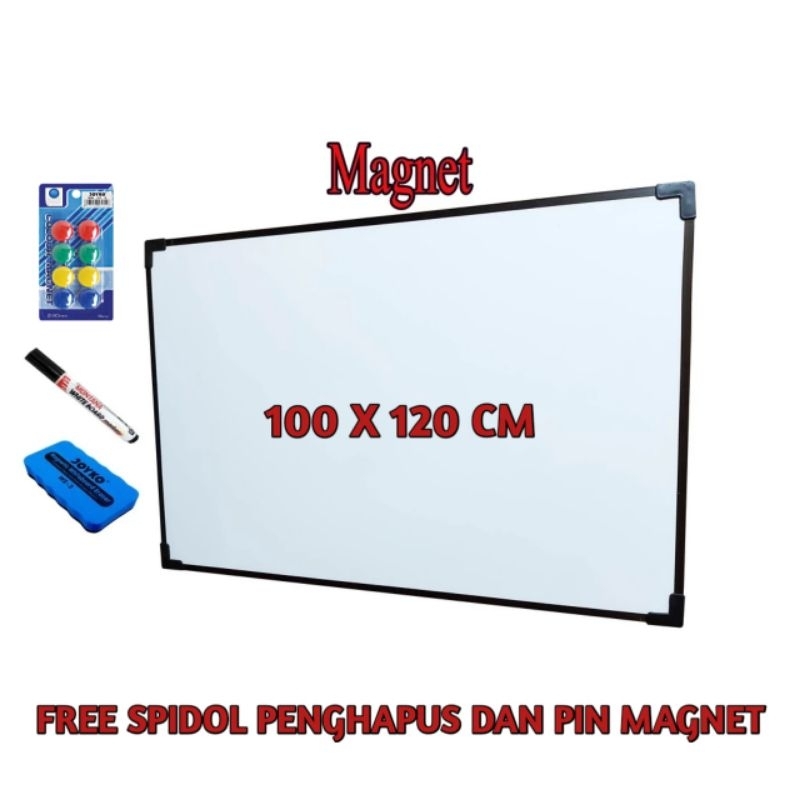 

PAPAN TULIS MAGNET KANTOR LIST ALUMUNIUM FREE SPIDOL PENGHAPUS DAN PIN MAGNET