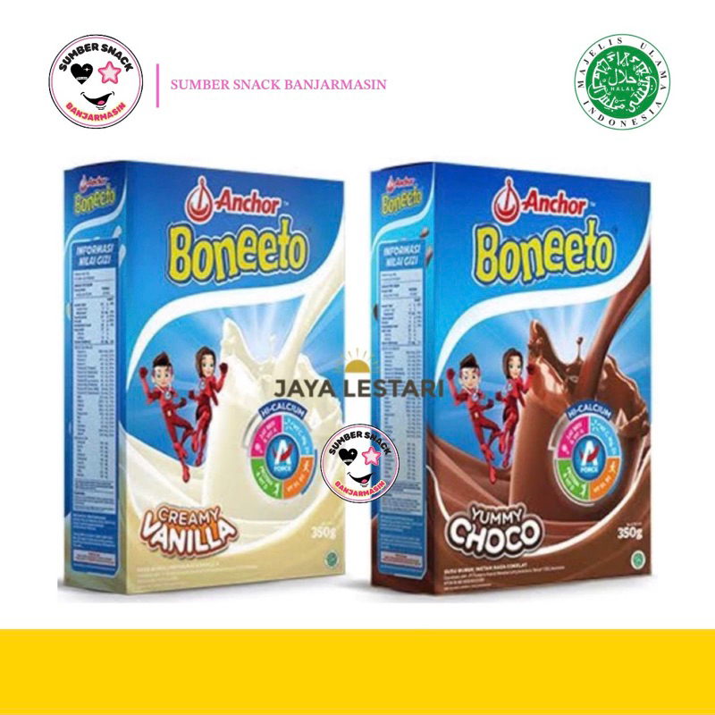 

Anchor Bonetto Susu Tinggi Kalsium Anak (340g) (2 Varian Rasa)