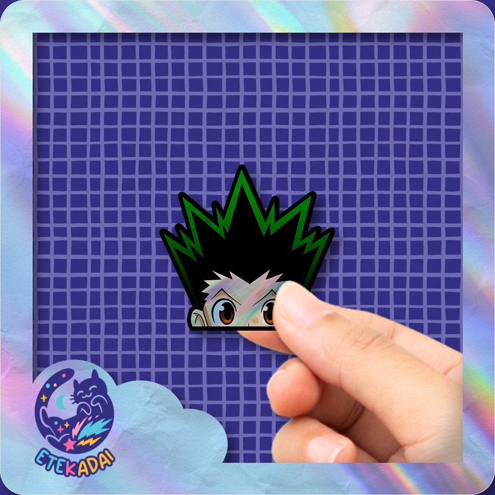 

Stiker Hologram Anime Hunter X Hunter Gon
